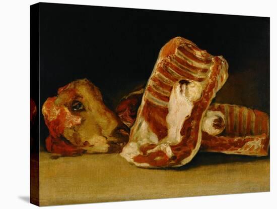 Still Life with Sheep's Head-Francisco de Goya-Premier Image Canvas