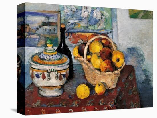 Still Life with Soup Tureen-Paul Cézanne-Stretched Canvas