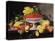 Still Life with Strawberries-Severin Roesen-Premier Image Canvas