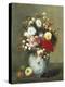 Still Life with Summer Flowers and Fruit-Antoine Vollon-Premier Image Canvas