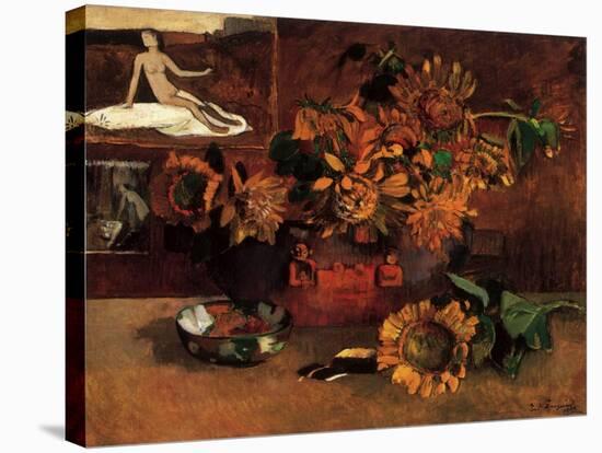 Still Life with Sunflowers, 1901-Paul Gauguin-Premier Image Canvas