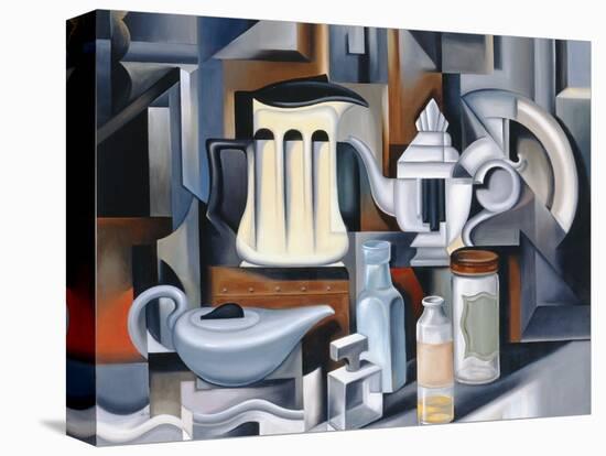 Still Life with Teapots-Catherine Abel-Premier Image Canvas