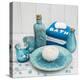 Still Life with Turquoise Objects, Symbol Wellness-Andrea Haase-Premier Image Canvas