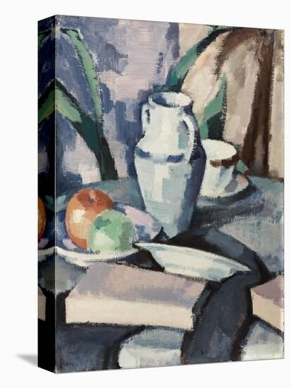 Still Life with Vase and Books-Samuel John Peploe-Premier Image Canvas