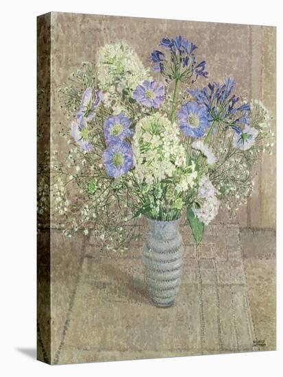 Still Life with White Phlox, Blue Agapanthus and Scabious-Maurice Sheppard-Premier Image Canvas