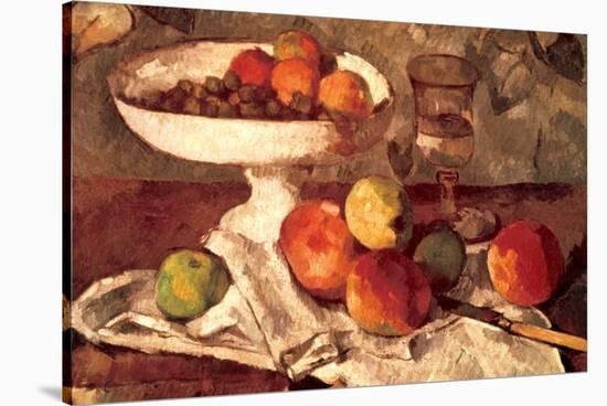 Still Life-Paul Cézanne-Stretched Canvas