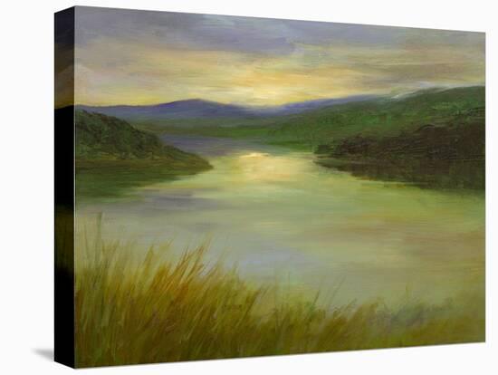 Still Waters at Sunset-Sheila Finch-Stretched Canvas