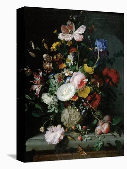 Stilleben Mit Blumenstrauss in Einer Terrakottavase, 1677-Jacob Van Walscapelle-Premier Image Canvas