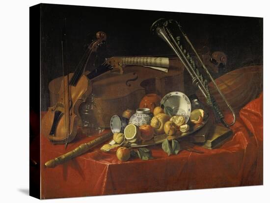 Stillleben Mit Musik-Instrumenten-Cristoforo Munari-Premier Image Canvas