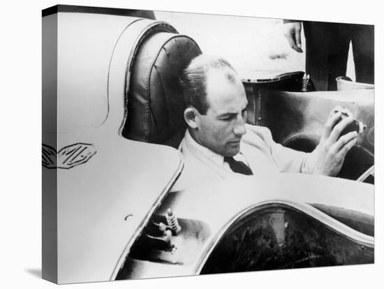 Stirling Moss in the Mg Ex181, 1957-null-Premier Image Canvas