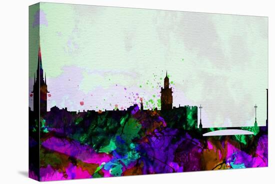 Stockholm City Skyline-NaxArt-Stretched Canvas