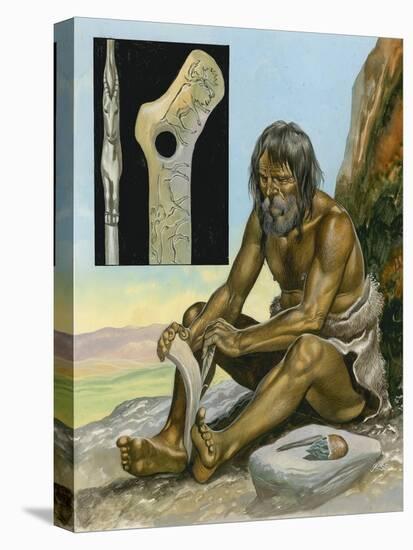 Stone Age Man-Ron Embleton-Premier Image Canvas