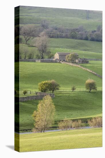 Stone barn in the Yorkshire Dales National Park, Yorkshire, England, United Kingdom, Europe-Julian Elliott-Premier Image Canvas