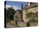 Stone Cottages, Lower Slaughter, the Cotswolds, Gloucestershire, England, United Kingdom-David Hughes-Premier Image Canvas