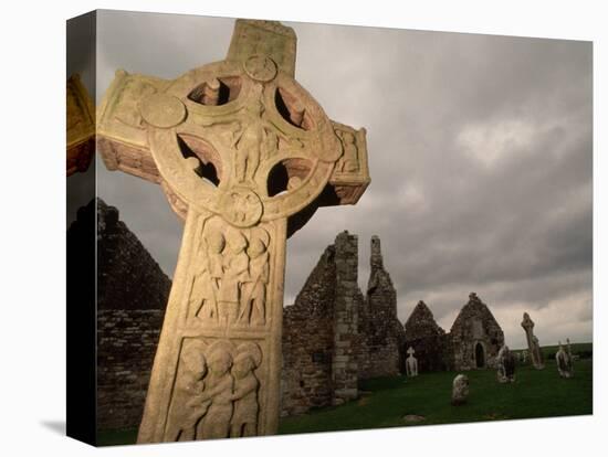 Stone Cross at Monastic Center-Bob Krist-Premier Image Canvas