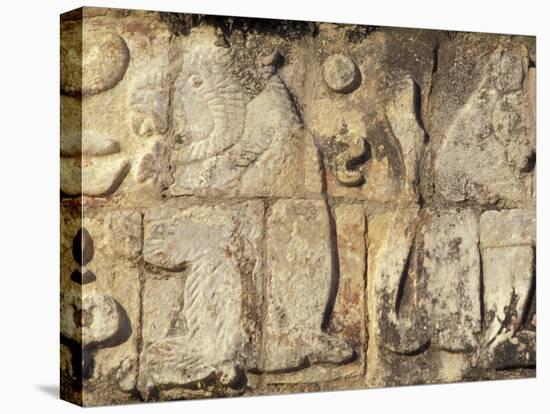 Stone Decorations, Chichen Itza Ruins, Maya Civilization, Yucatan, Mexico-Michele Molinari-Premier Image Canvas