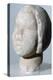 Stone head of 'Fat Lady'. Artist: Unknown-Unknown-Premier Image Canvas