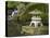 Stone Lantern and Heavenly Falls, Portland Japanese Garden, Oregon, USA-William Sutton-Premier Image Canvas