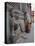 Stone Lions Guard a Prayer Wall in Durbar Square, Kathmandu, Nepal, Asia-Mark Chivers-Premier Image Canvas