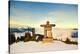 Stone Man on Mount Whistler-null-Stretched Canvas