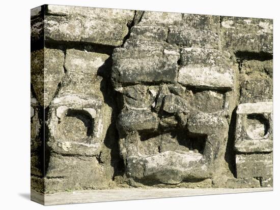 Stone Mask on Temple of Masonry Altars, Altun Ha, Belize, Central America-Upperhall-Premier Image Canvas