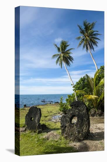 Stone Money on the Island of Yap, Micronesia-Michael Runkel-Premier Image Canvas