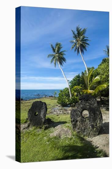 Stone Money on Yap Island, Micronesia-Michael Runkel-Premier Image Canvas