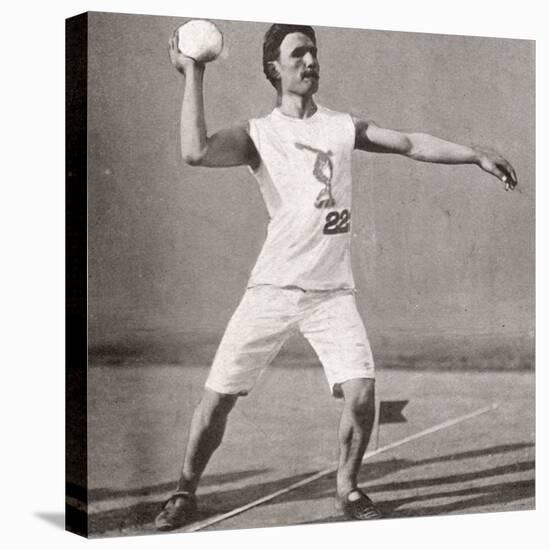 Stone Putting - Olympic Games 1906-null-Premier Image Canvas