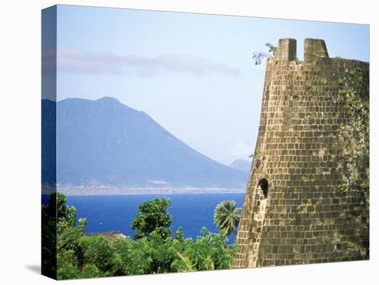 Stone Structure on Coast, Roseau, St. Kitts, Caribbean-David Herbig-Premier Image Canvas