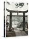 Stone Torii, Suwa Temple, Nagasaki, Japan, 1904-null-Premier Image Canvas