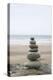 Stone Tower, Balance, Pebble Stones, Beach-Andrea Haase-Premier Image Canvas