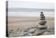 Stone Tower, Balance, Pebble Stones, Beach-Andrea Haase-Premier Image Canvas