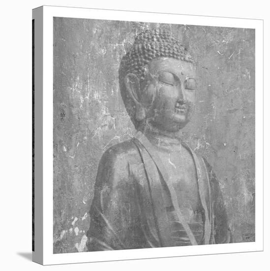 Stone Wall  Buddah-Sheldon Lewis-Stretched Canvas