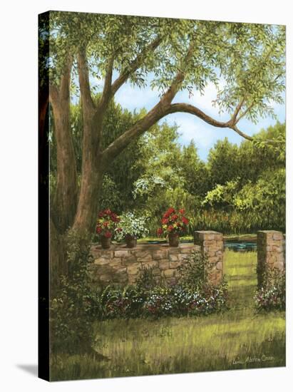Stone Wall-Lene Alston Casey-Stretched Canvas