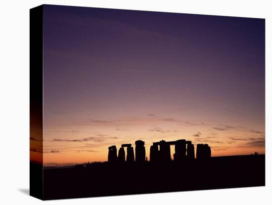 Stonehenge at Sunset, Unesco World Heritage Site, Wiltshire, England, United Kingdom-Roy Rainford-Premier Image Canvas