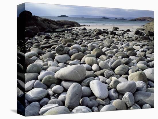 Stony Beach on Knoydart Peninsula, Western Scotland-Pete Cairns-Premier Image Canvas
