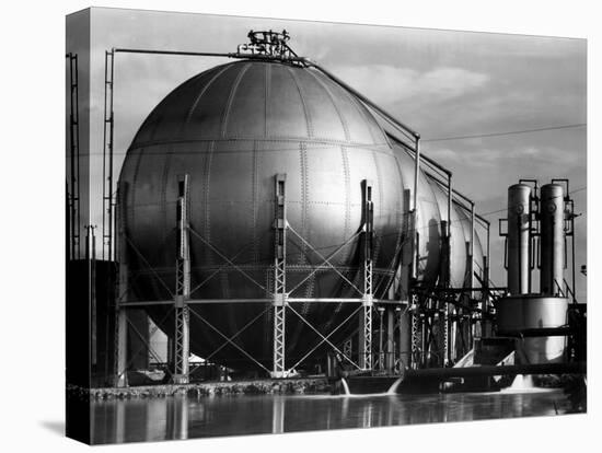 Storage Tanks at a Texaco Oil Refinery-Margaret Bourke-White-Premier Image Canvas