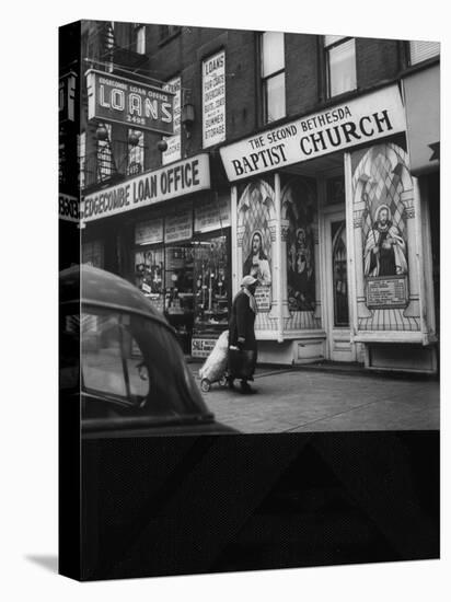 Storefront Church in Harlem-Andreas Feininger-Premier Image Canvas