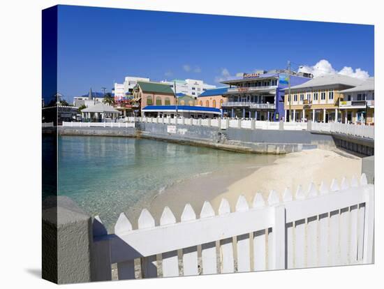 Stores on Harbour Drive, George Town, Grand Cayman, Cayman Islands, Greater Antilles, West Indies-Richard Cummins-Premier Image Canvas