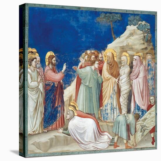 Stories of Christ the Raising of Lazarus-Giotto di Bondone-Premier Image Canvas