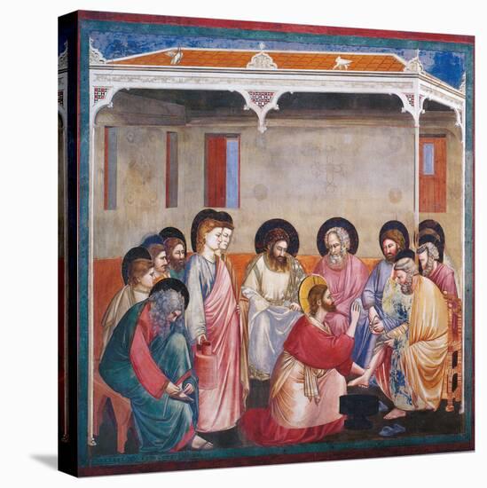 Stories of the Passion the Washing of the Feet-Giotto di Bondone-Premier Image Canvas