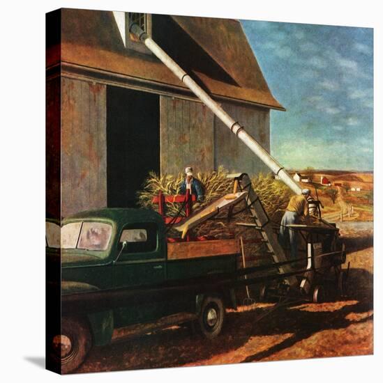"Storing the Corn," November 6, 1948-John Atherton-Premier Image Canvas