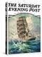 "Storm at Sea," Saturday Evening Post Cover, October 31, 1931-Anton Otto Fischer-Premier Image Canvas