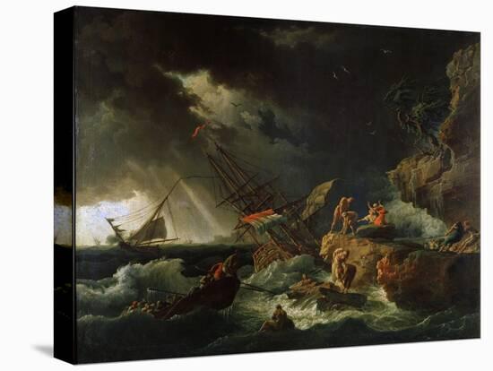 Storm at the Sea, 1740S-Claude Joseph Vernet-Premier Image Canvas