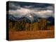 Storm Clouds Over Mountains and Trees, Grand Teton National Park, USA-Carol Polich-Premier Image Canvas