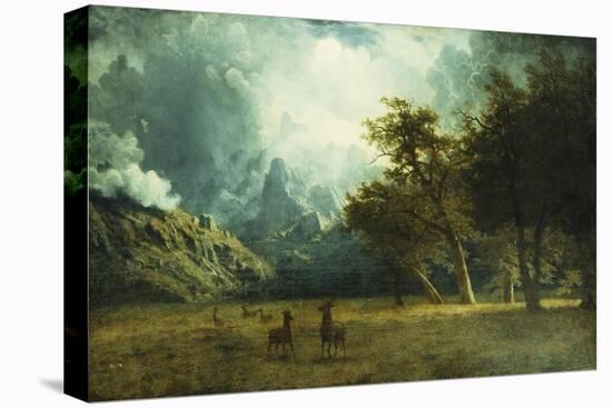 Storm on Laramie Peak-Albert Bierstadt-Premier Image Canvas