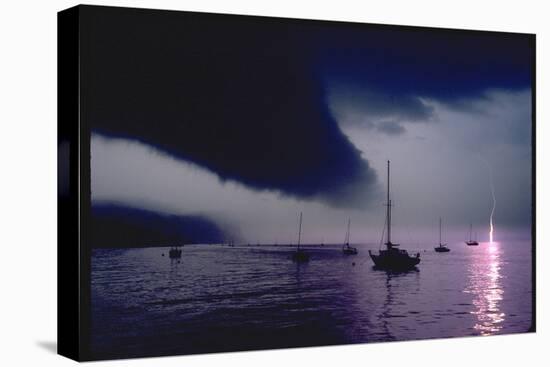 Storm over Hook Mountain-Robert Goldwitz-Premier Image Canvas