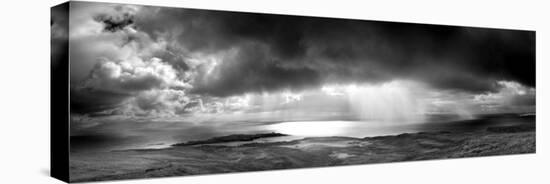 Storm over the Sea Between Eigg and the Mainland, Highland, Scotland, UK-Lee Frost-Premier Image Canvas