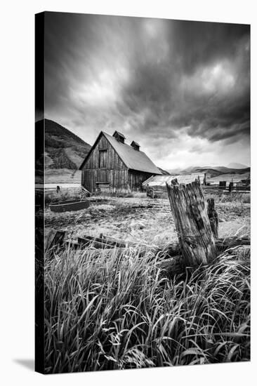 Stormy Barn-Dan Ballard-Stretched Canvas