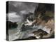 Stormy Coast Scene after a Shipwreck-Horace Vernet-Premier Image Canvas